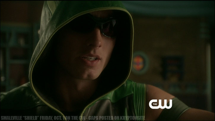 Smallville Season 10 Shield Keri Lynn Pratt Justin Hartley