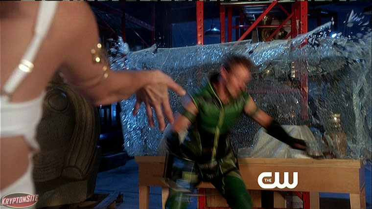 Smallville Season 10 Shield Keri Lynn Pratt Justin Hartley