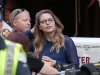 Melissa Benoist On Set - Kara Danvers